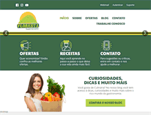 Tablet Screenshot of florestasupermercados.com.br